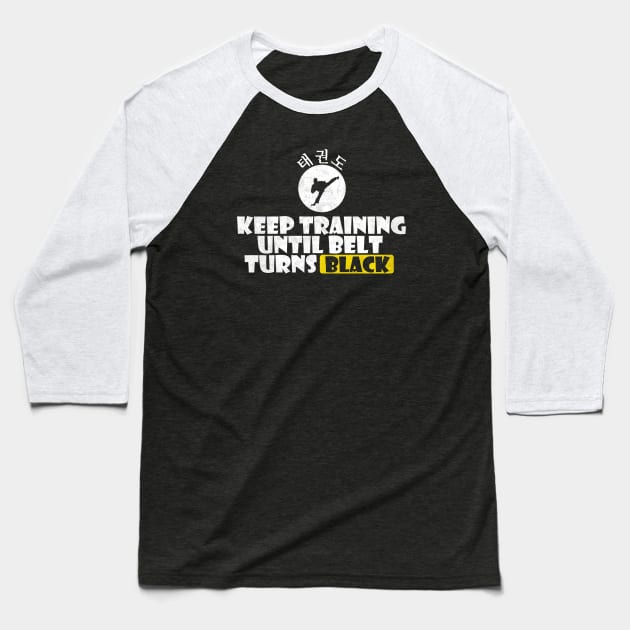 taekwondo Baseball T-Shirt by food's life